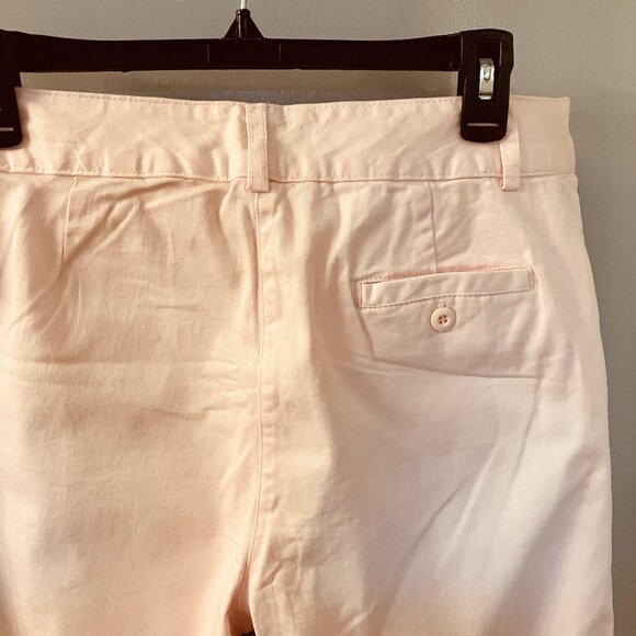 NWT Basic Editions Womens Light Pink Capris Size 12 - Picture 8 of 9